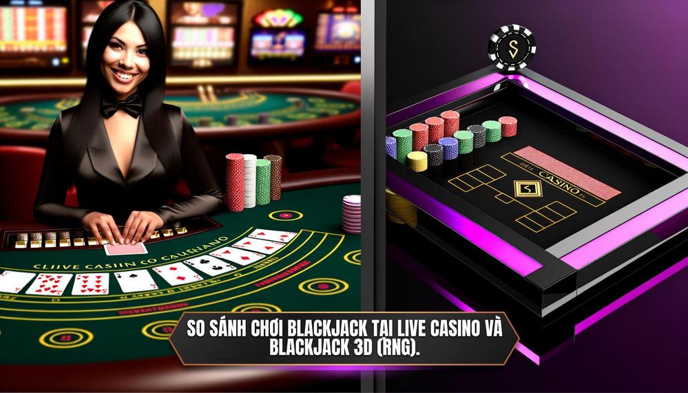 So sánh Blackjack Live Casino và Blackjack 3D (RNG) tại SV88: Đâu là lựa chọn hoàn hảo cho bạn năm 2025? 4 So sánh chơi Blackjack tại Live Casino và Blackjack 3D (RNG).